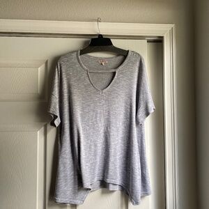 Juicy couture gray tunic top size large